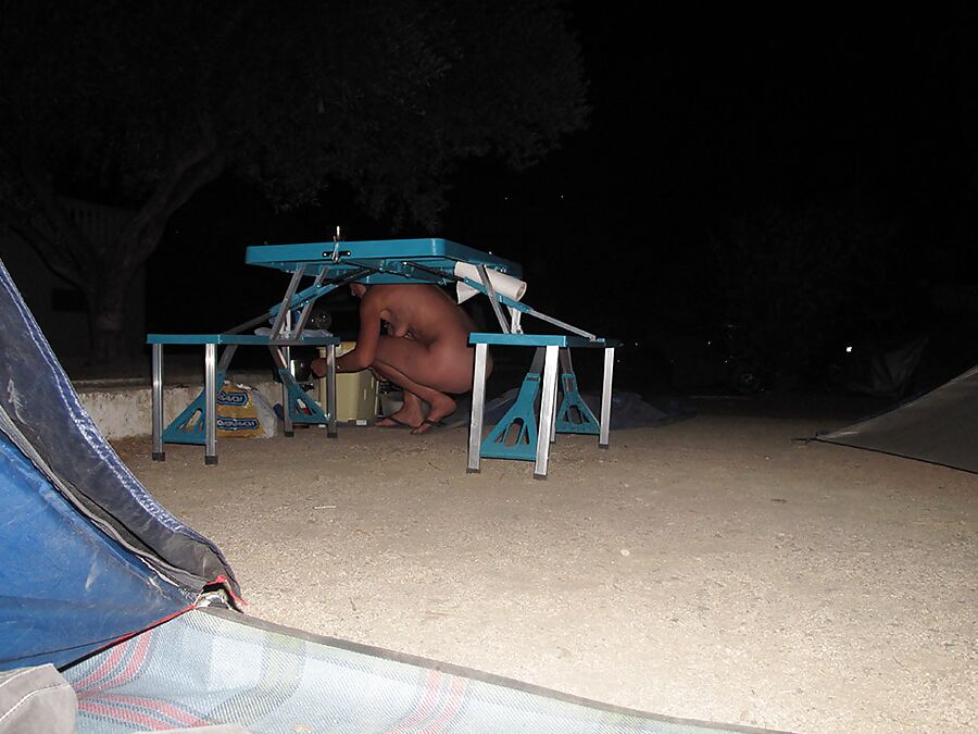 Sex & exhib at campsite