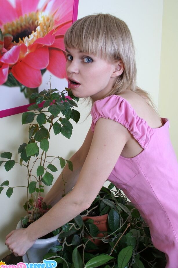 thin perky blonde teen