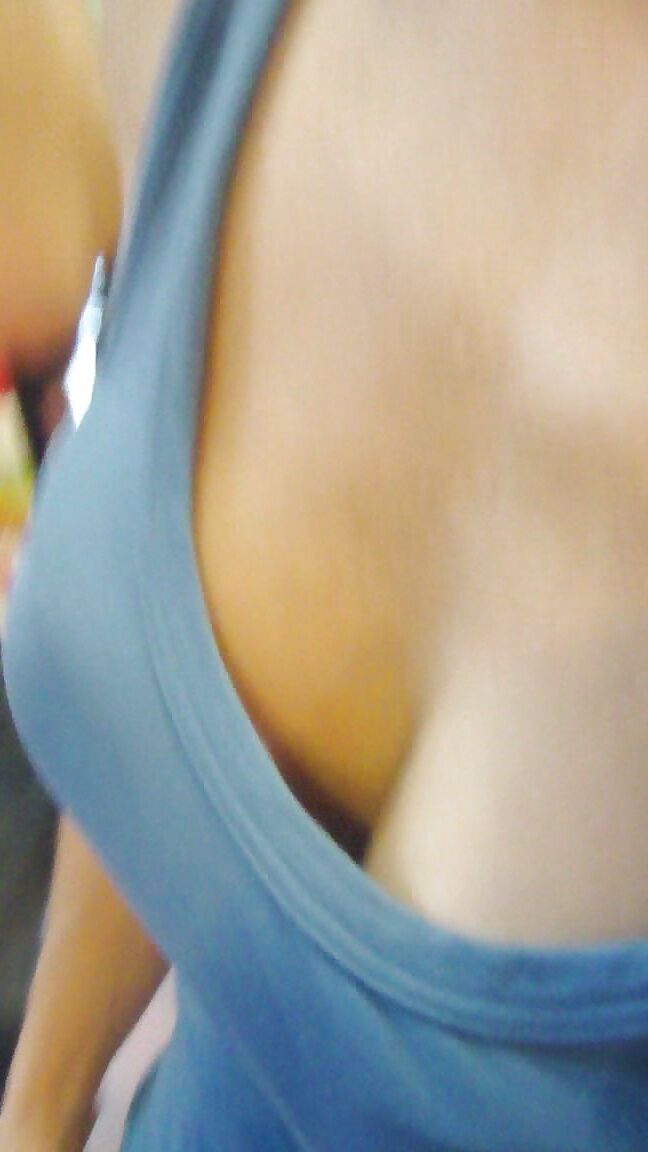 Voyeur down blouse