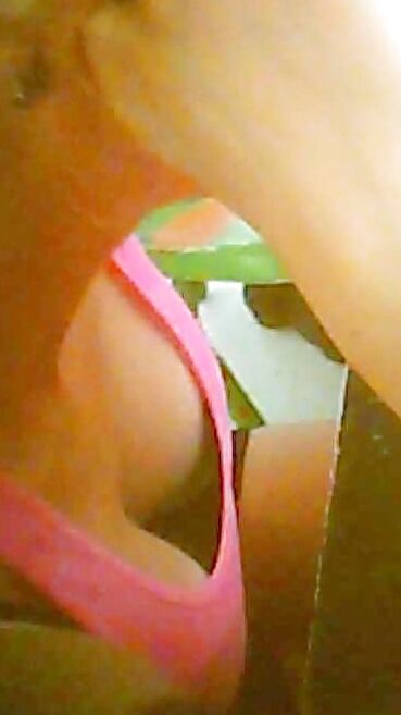 Voyeur down blouse