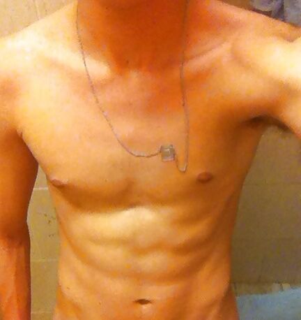 Nice abs !! Nice cock !!