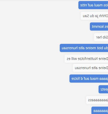 Neuer Chat mit der alten Fotze