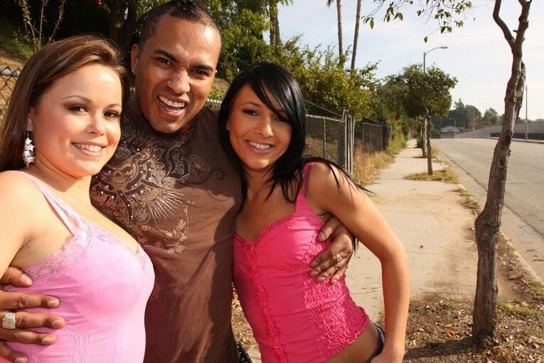 teen babes dealing with a massive black dick