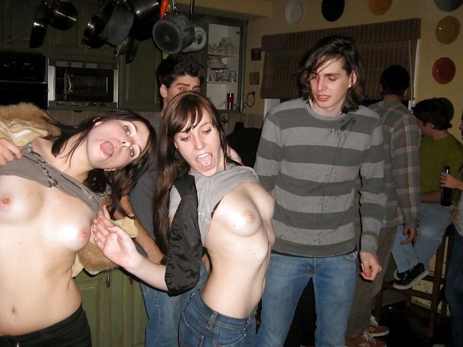 Drunk girls hot party