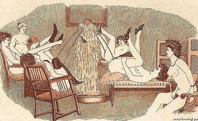 Them. Drawn Porn Art - French Postcards
