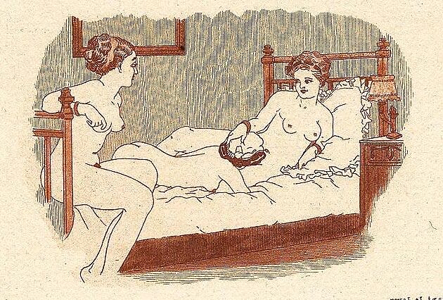 Them. Drawn Porn Art - French Postcards