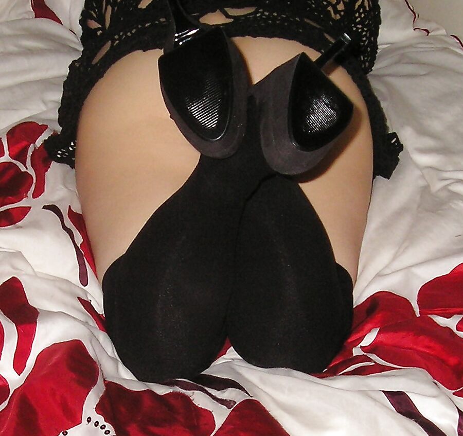 Black knee high socks stockings
