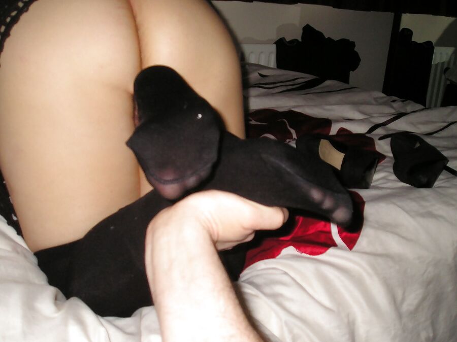 Black knee high socks stockings