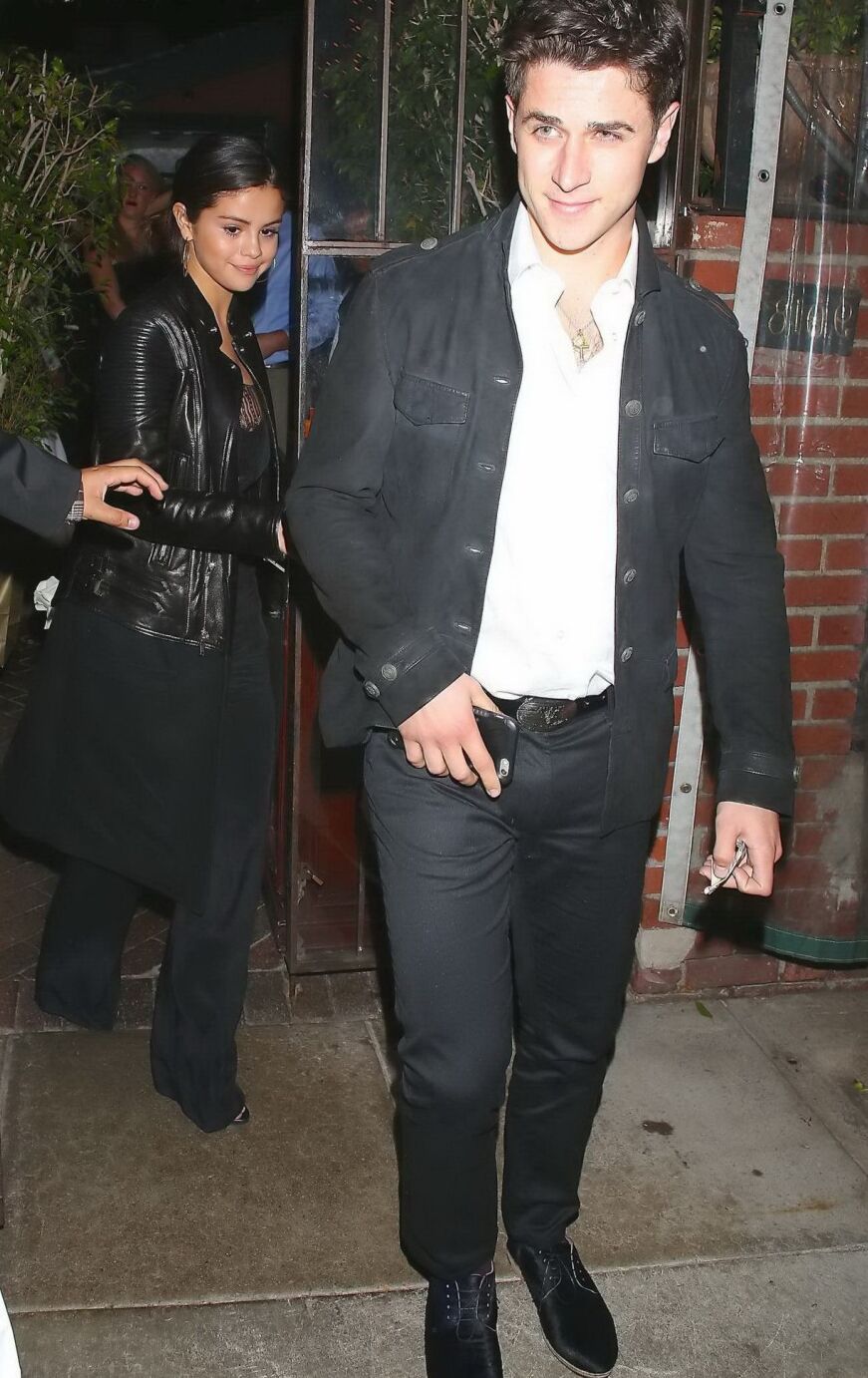 Selena Gomez seethrough to bra while leaving Il Cielo Restaurant in Beverly Hill