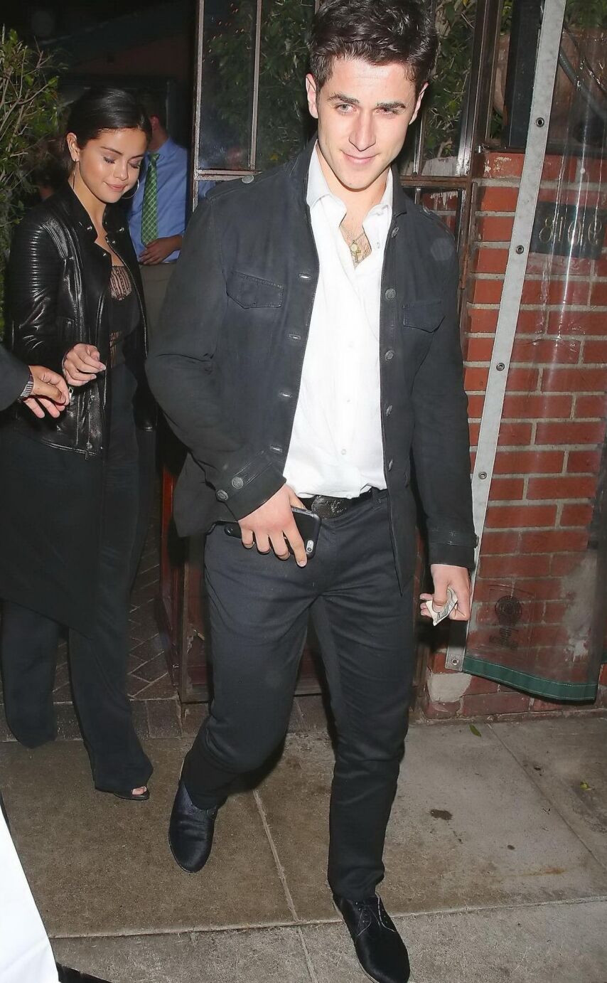 Selena Gomez seethrough to bra while leaving Il Cielo Restaurant in Beverly Hill