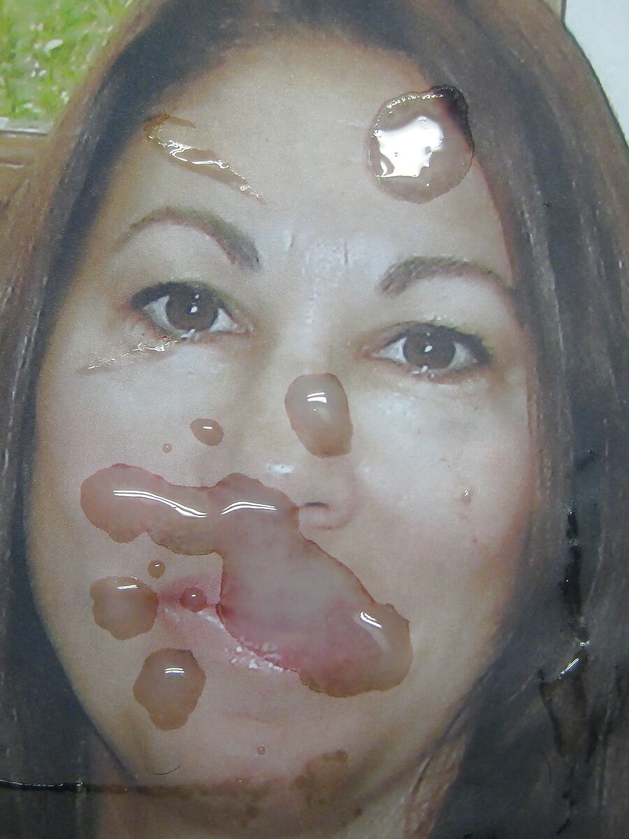 Gman Cum on Face of a Slut Wife from Florida USA