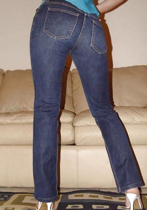 Jeans and heels