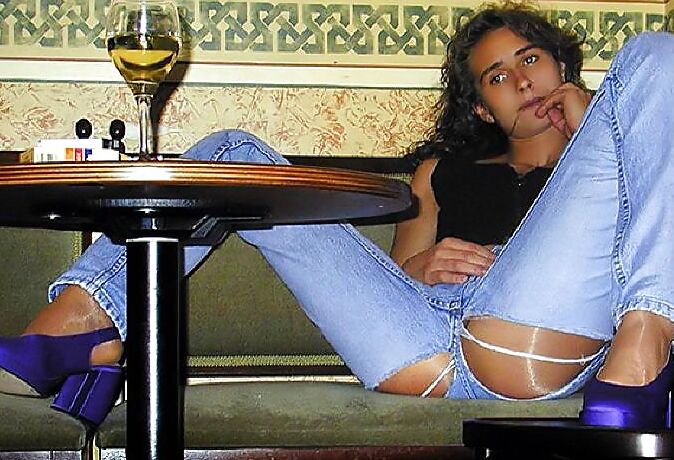 Jeans and heels