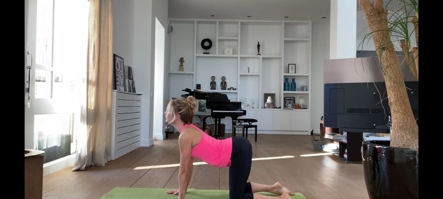 Dutch milf Wendy van Dijk yoga