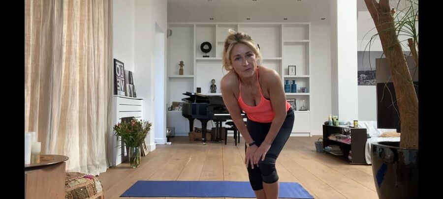 Dutch milf Wendy van Dijk yoga
