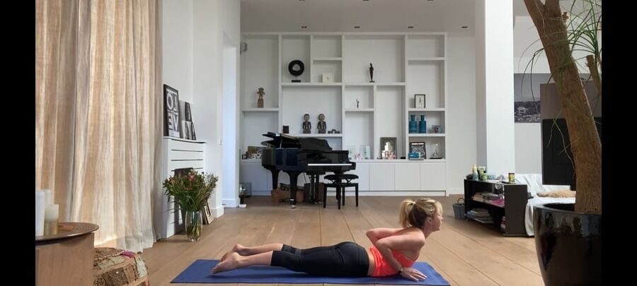 Dutch milf Wendy van Dijk yoga
