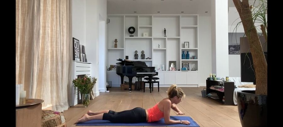 Dutch milf Wendy van Dijk yoga