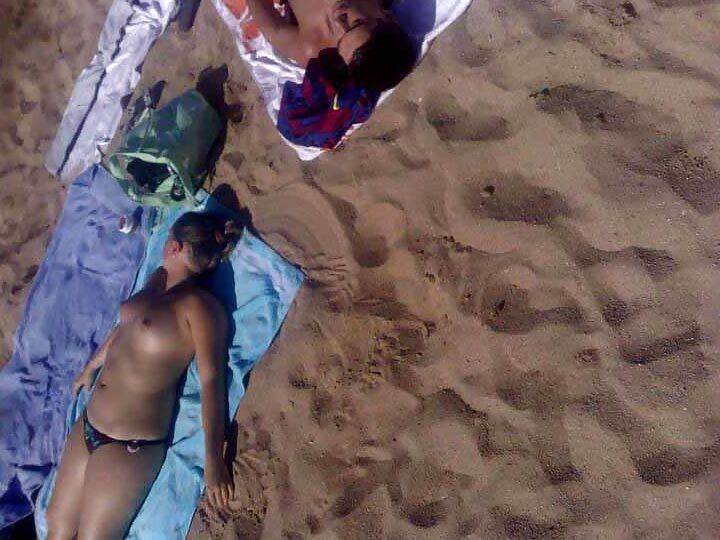 The beach