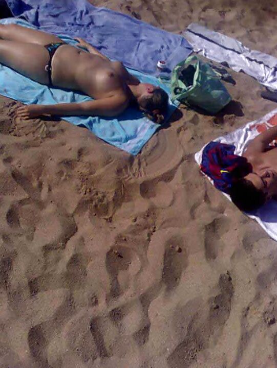 The beach
