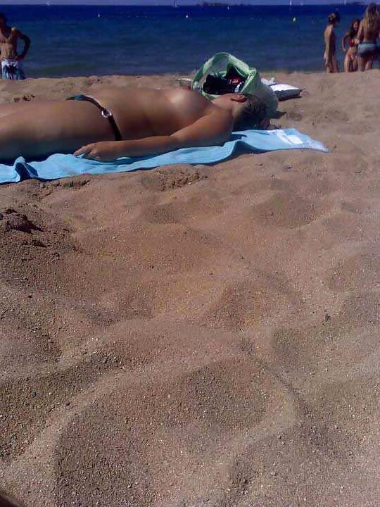 The beach