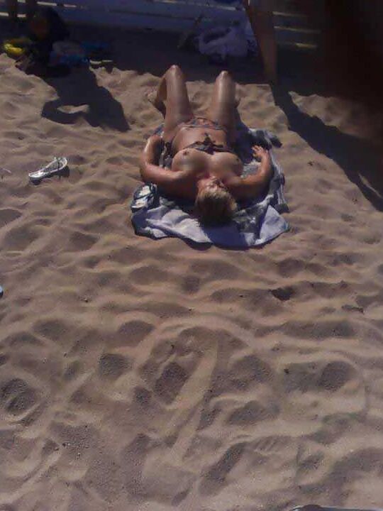 The beach