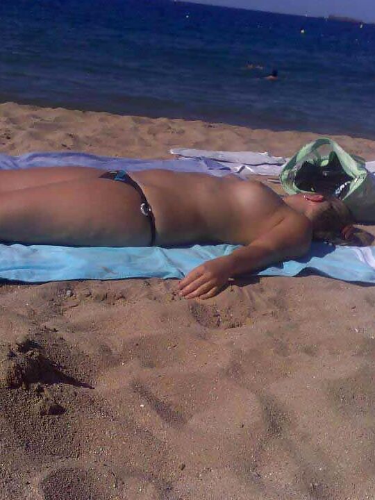 The beach