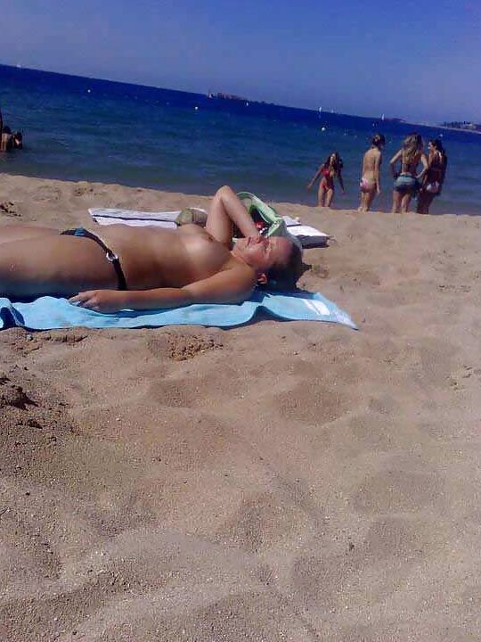 The beach