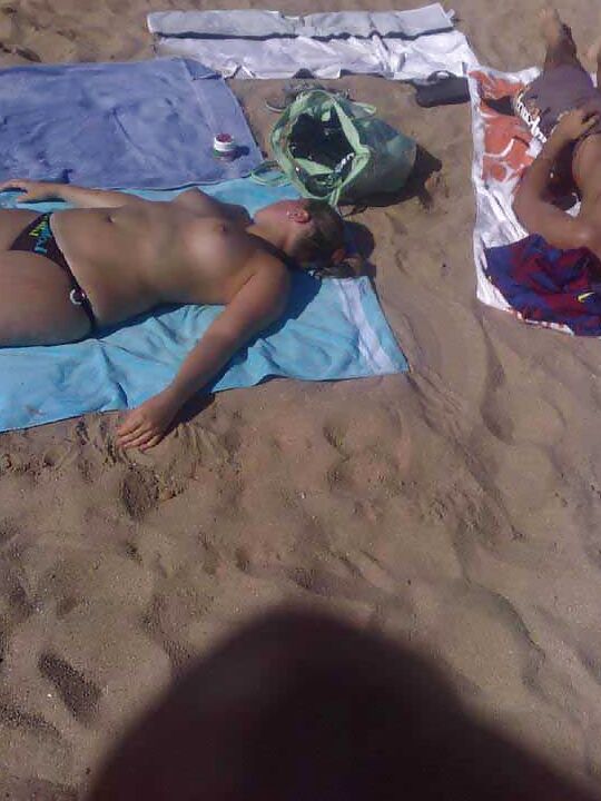 The beach