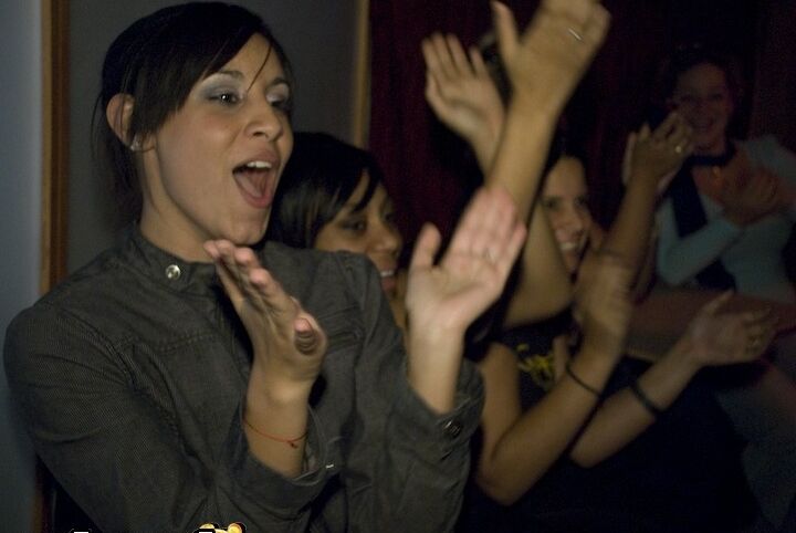 Drunken amateur girls blow cocks on the private party