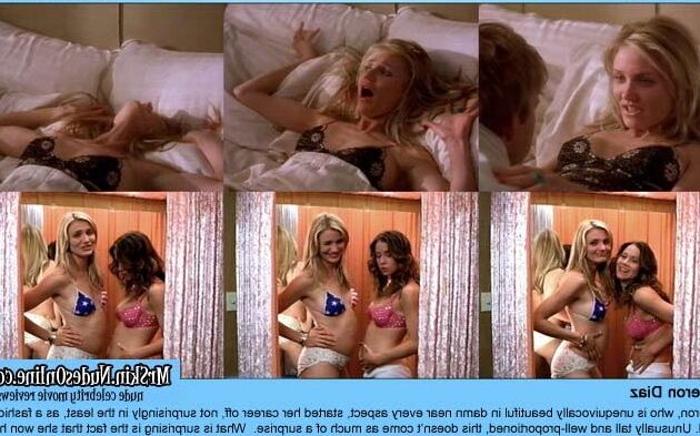 Tall and hot blonde Cameron Diaz
