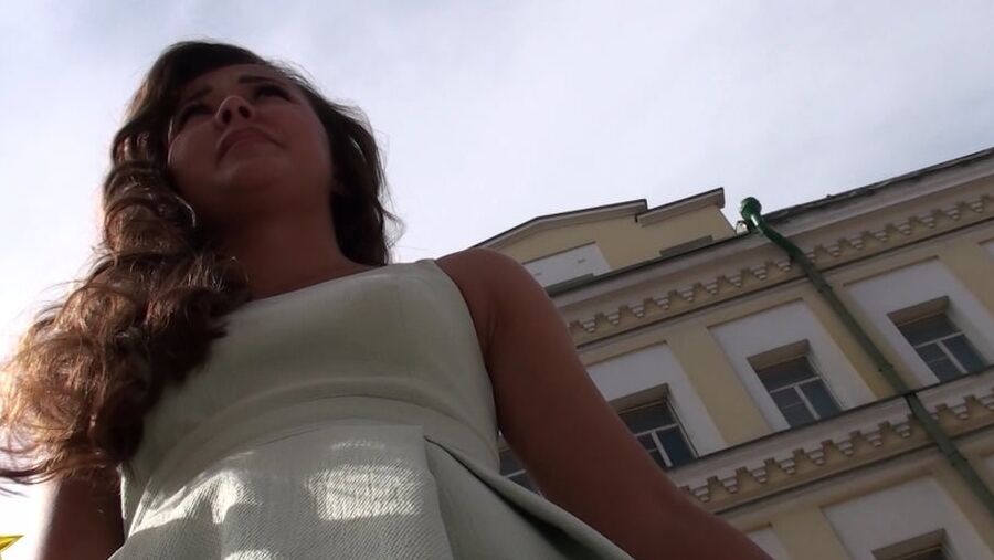 Green dress hottie