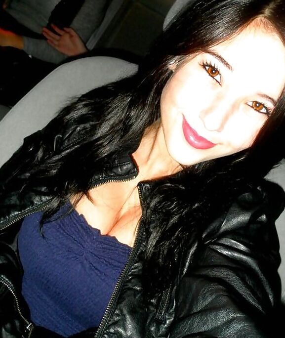 Sexy Skinny Brunette Teen With Big Tits