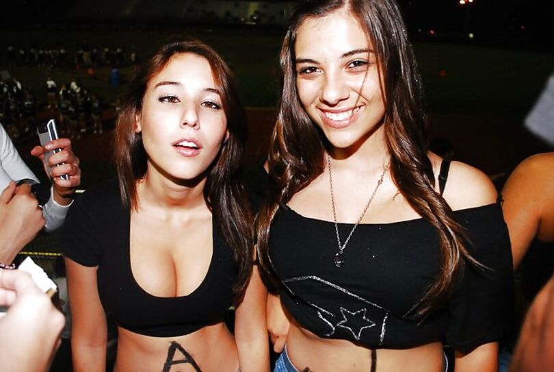 Sexy Skinny Brunette Teen With Big Tits