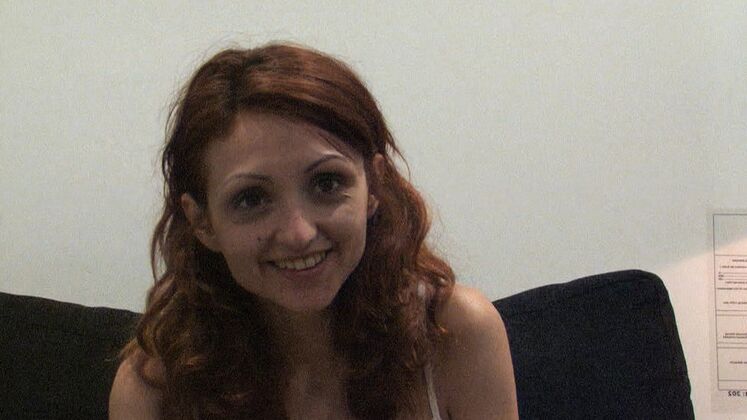 Beautiful Spanish redhead tied up, stripped bare, and fucked on the streets
