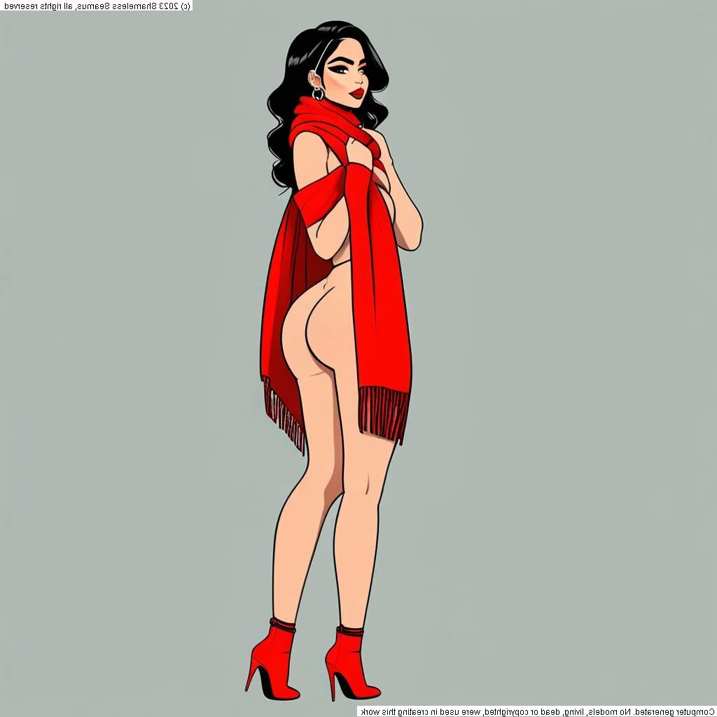 Red Scarf - 36 Pics