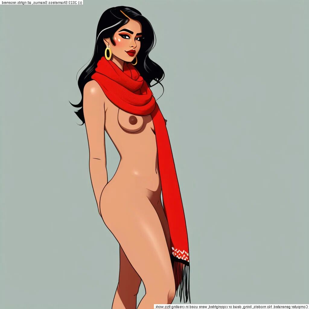Red Scarf - 36 Pics