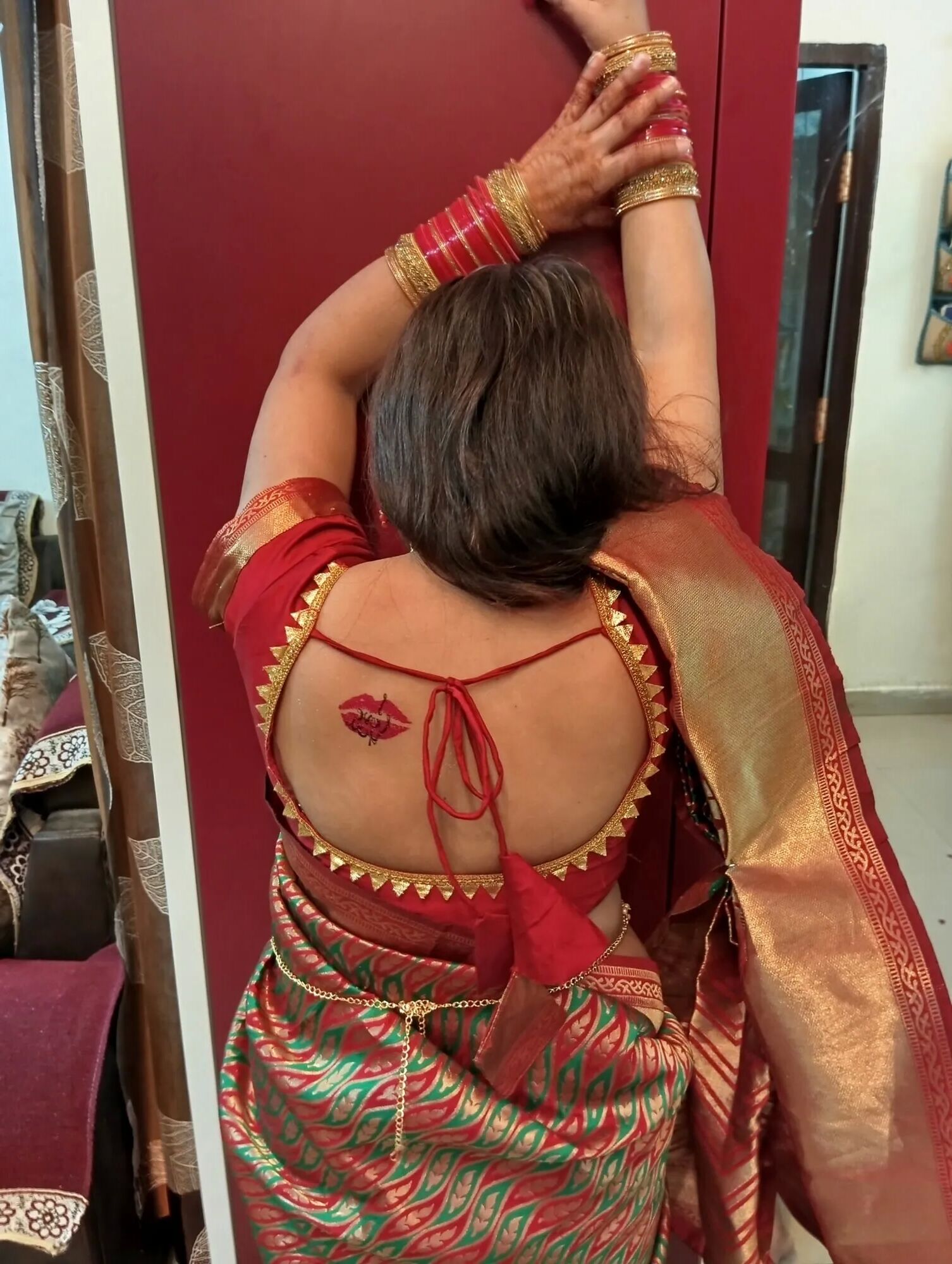 My wife Ankita dressed up for her ex boyfriend - 6 Pics