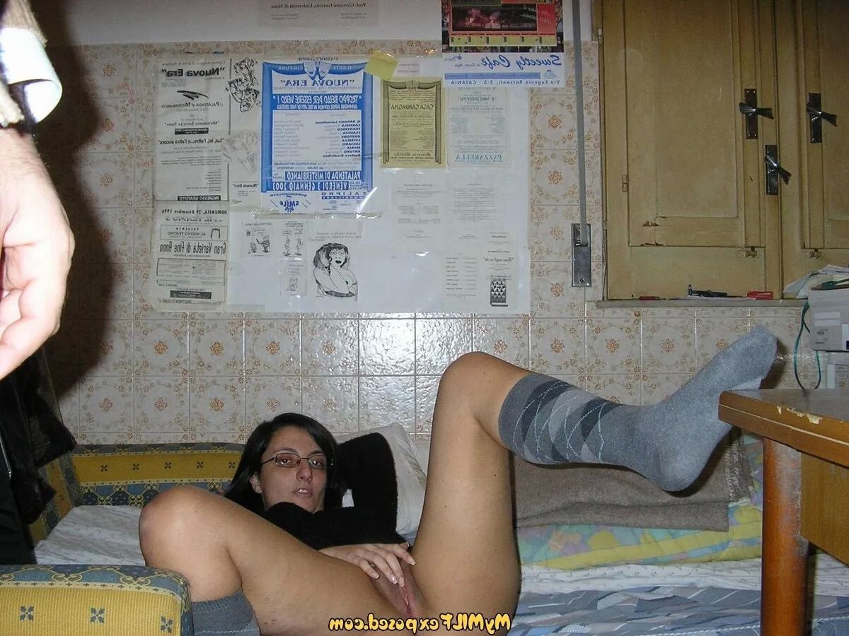 My MILF posing in stockings - 15 Pics