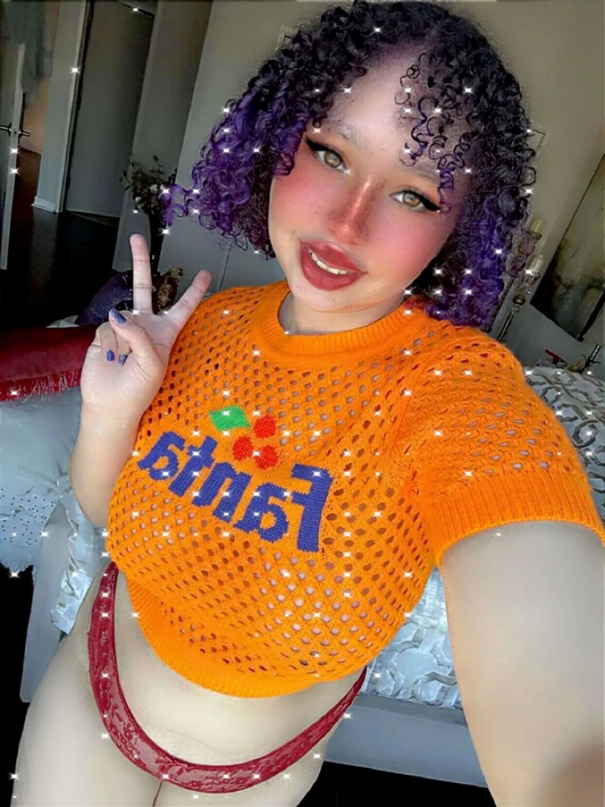 Big Tiddy Orange Fanta Girl Aamira Ardalan - 6 Pics