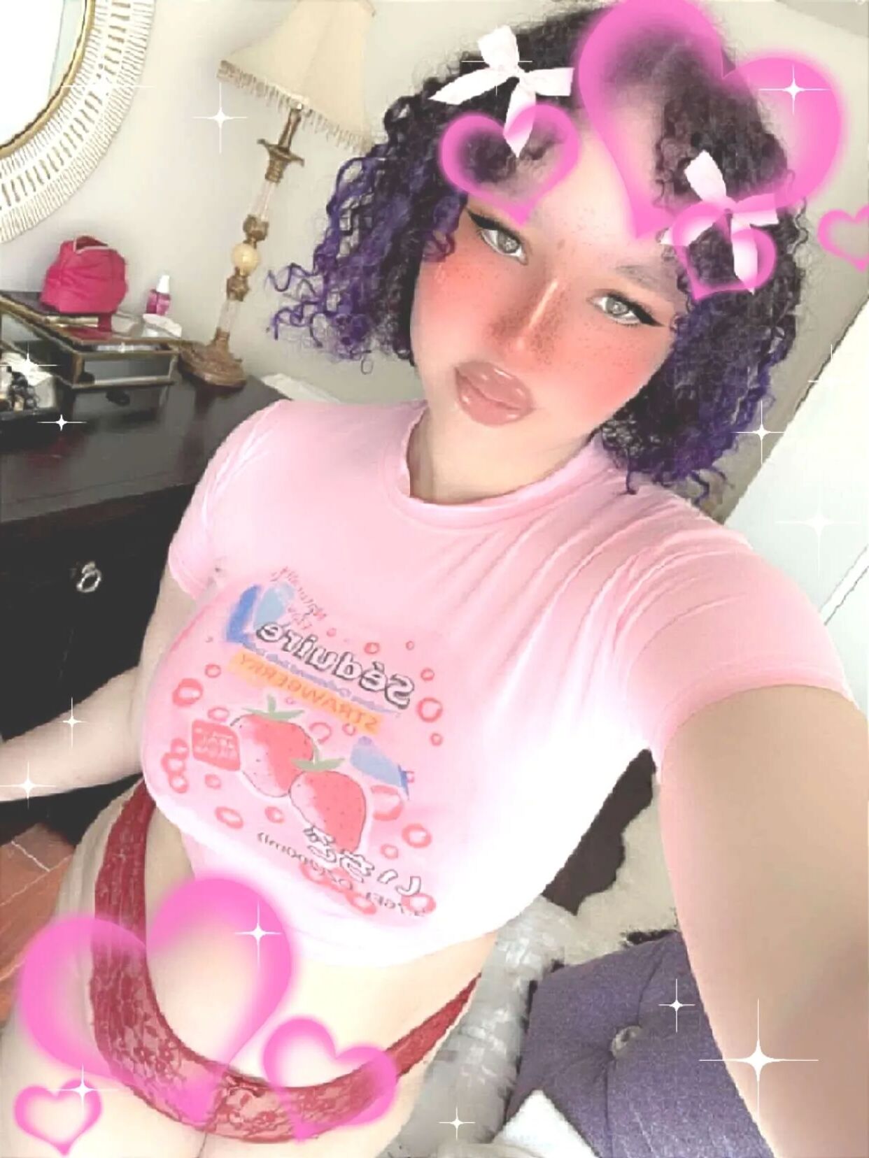 Big Tiddy Strawberry Egirl Vanilla Faith - 7 Pics
