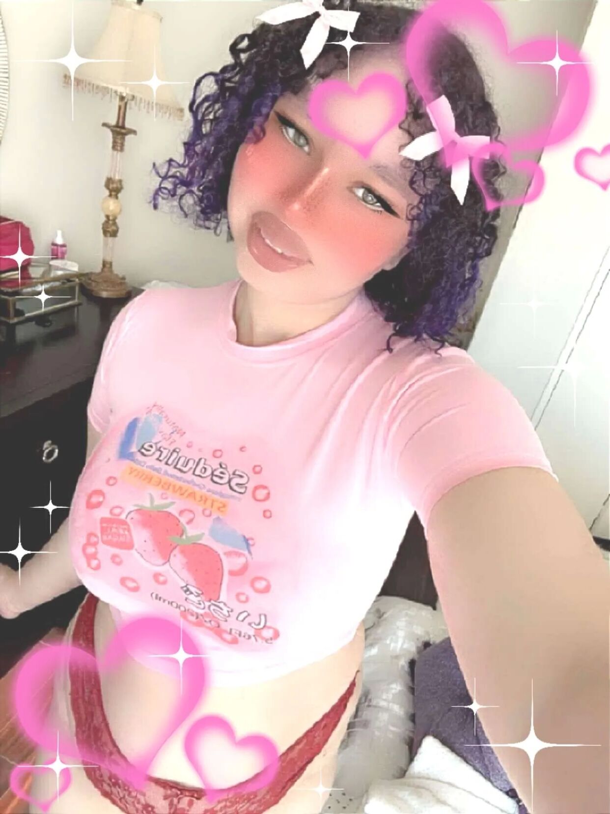 Big Tiddy Strawberry Egirl Vanilla Faith - 7 Pics