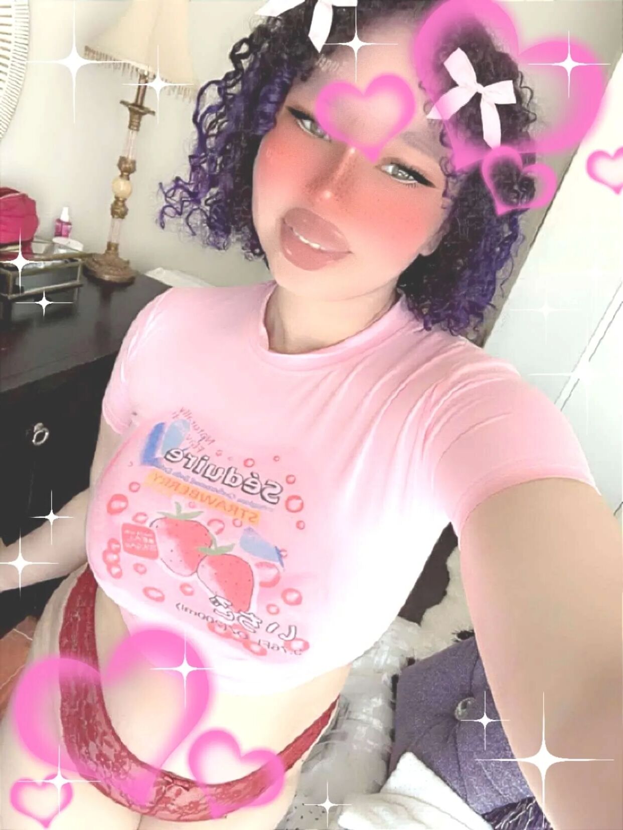 Big Tiddy Strawberry Egirl Vanilla Faith - 7 Pics