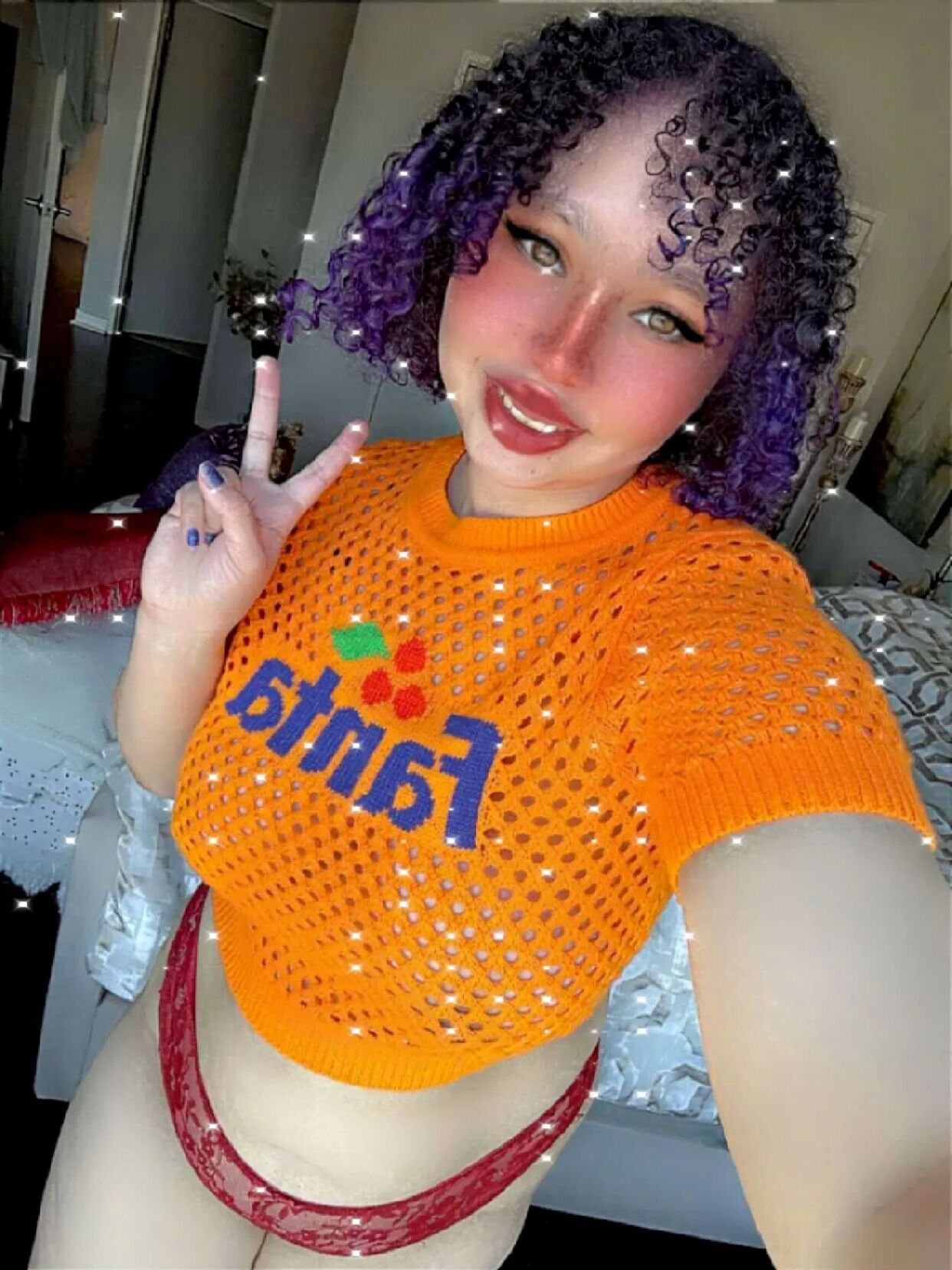 Big Tiddy Orange Fanta Girl Aamira Ardalan - 6 Pics