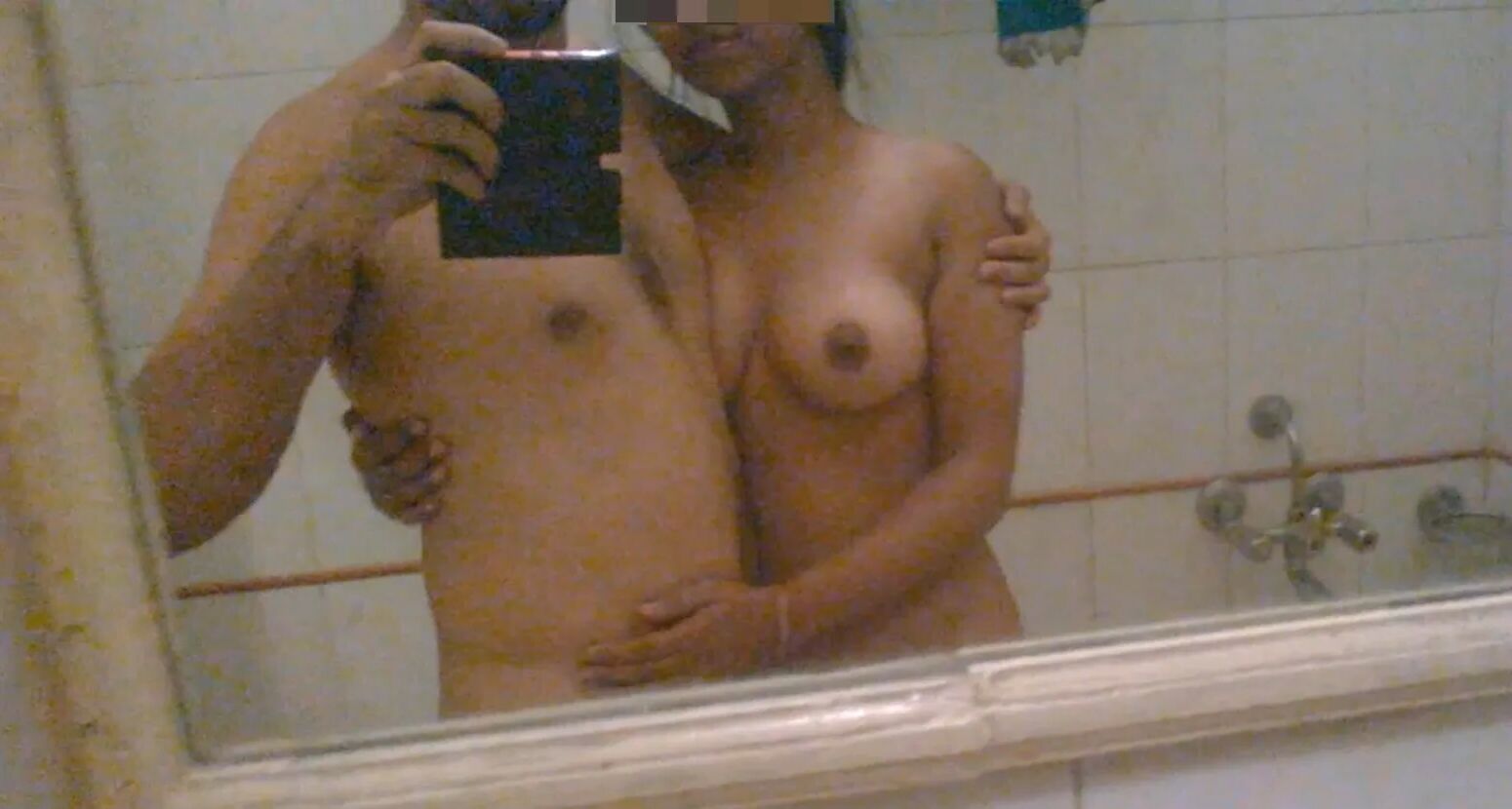 Me and Cheater Step Sis Priya in Hotel Bathroom Nude selfie - 15 Pics