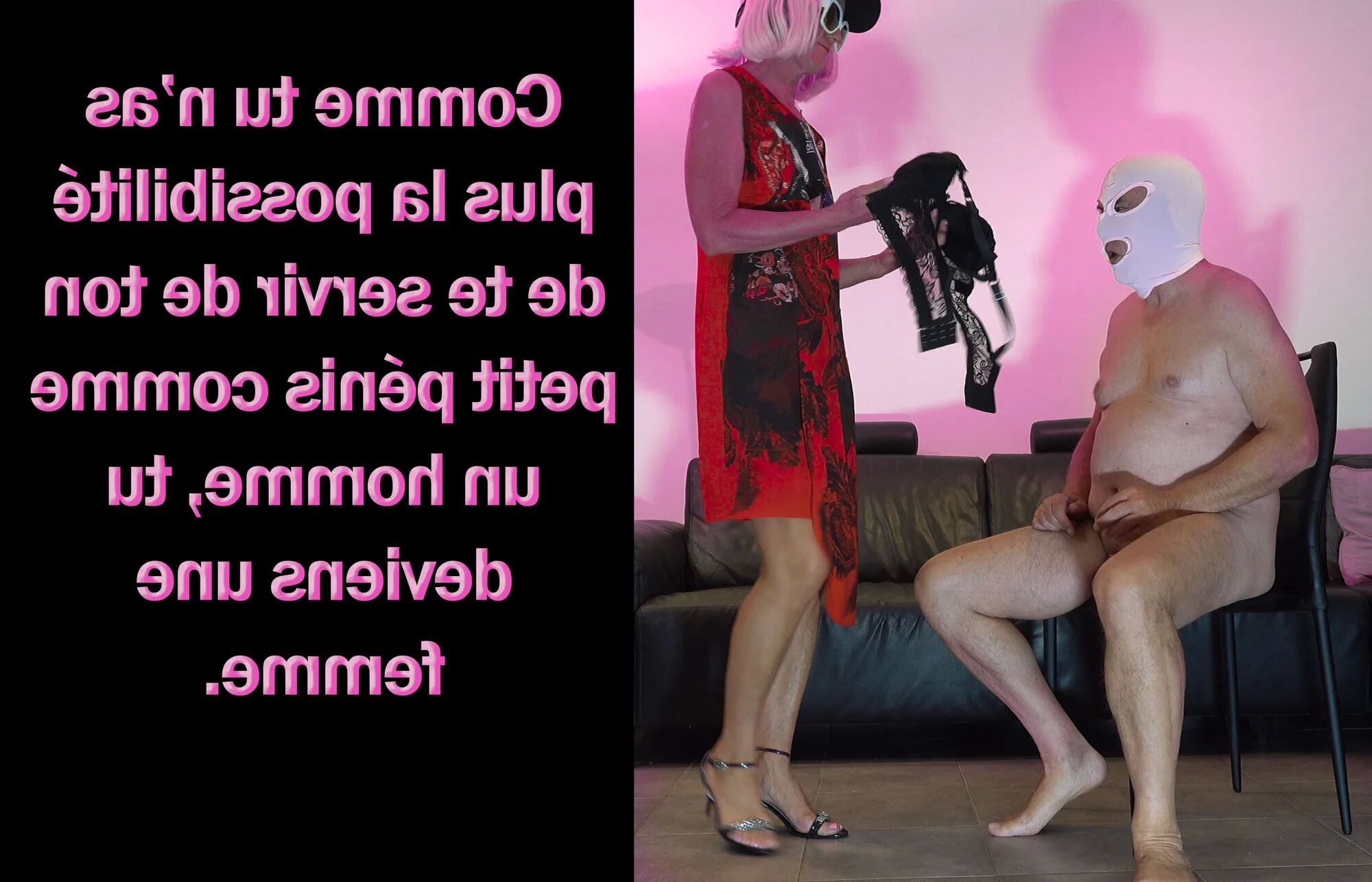 Femdom sissy chastity 455-465 - 100 Pics