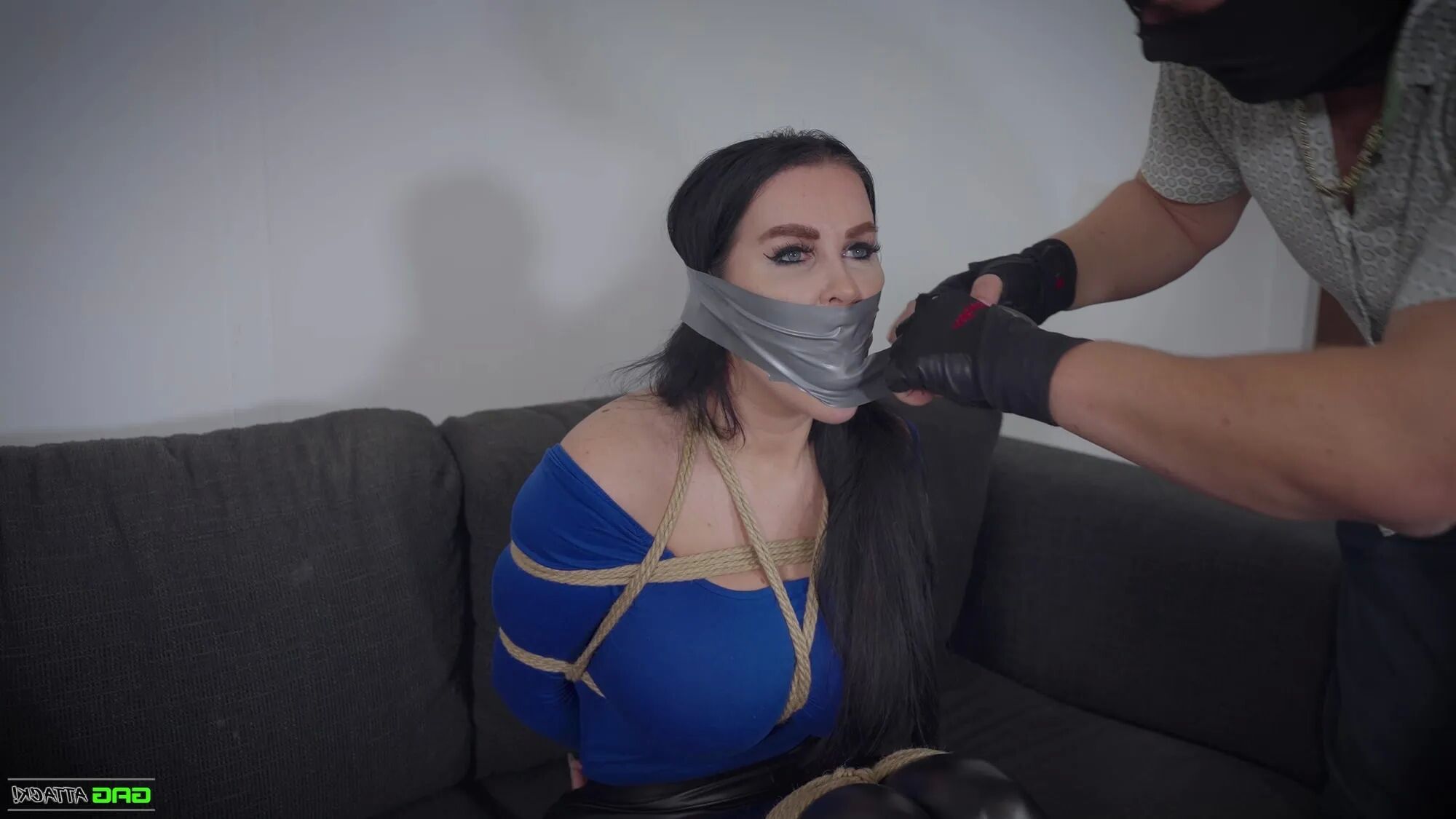 Jada - Tie Up and Tape Gag Me Hard in Bondage - 21 Pics