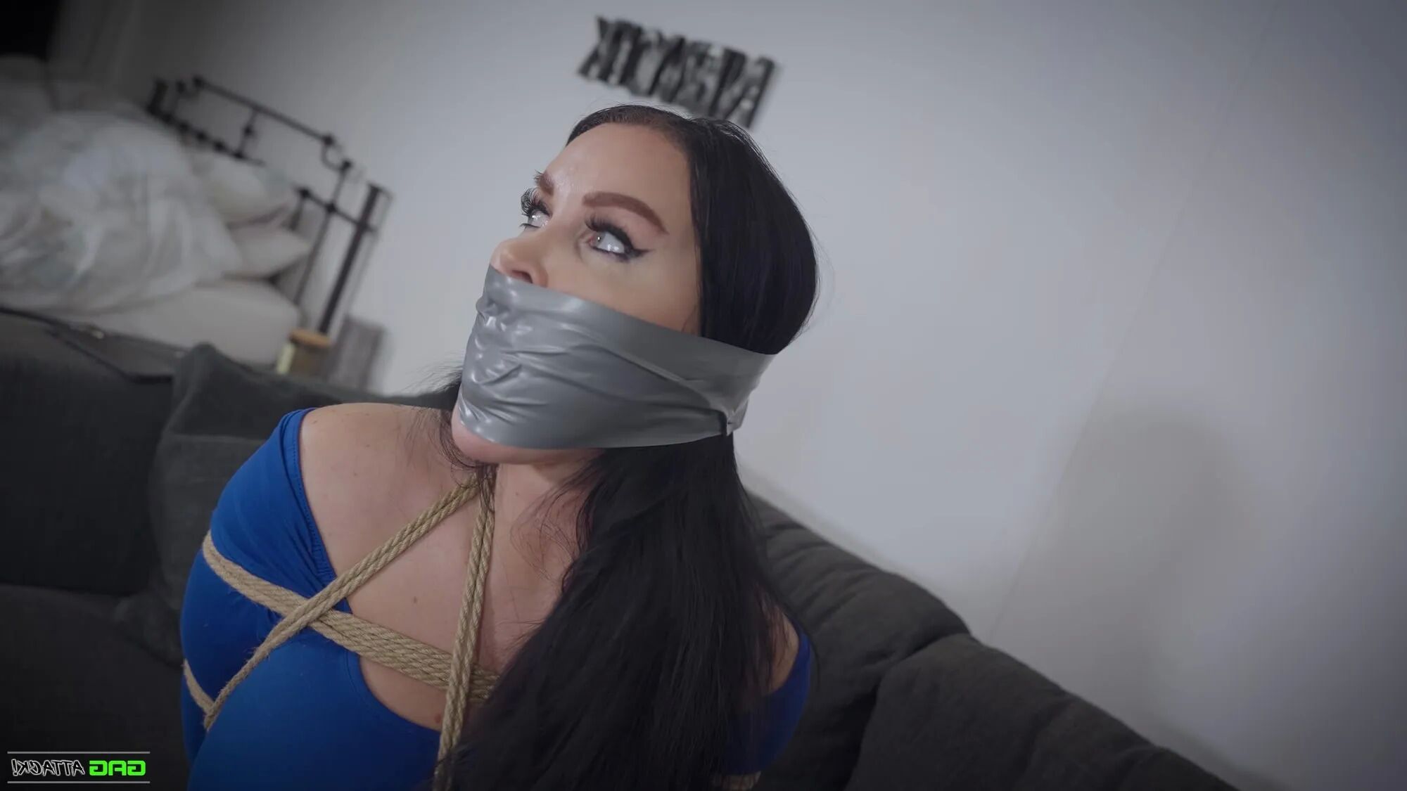 Jada - Tie Up and Tape Gag Me Hard in Bondage - 21 Pics