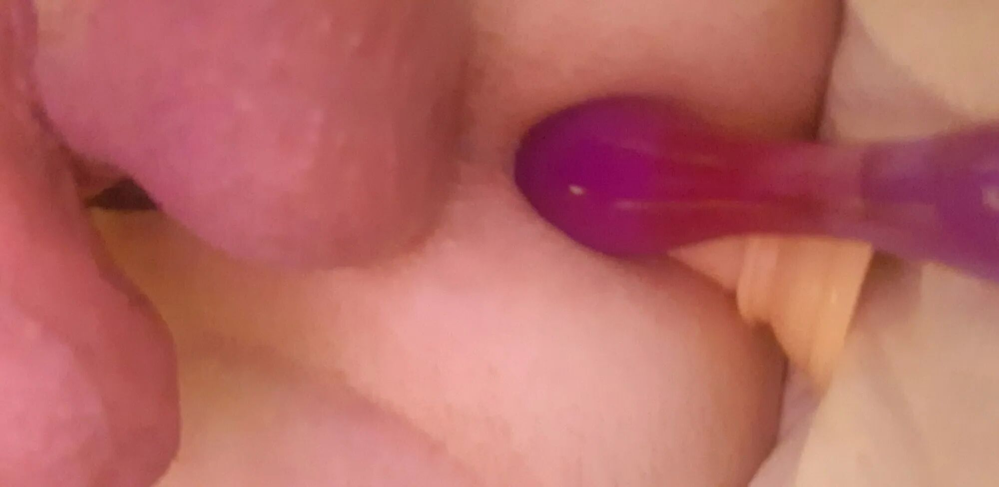 My husband jerks off his cock with 2 dildos in his ass loves - 19 Pics