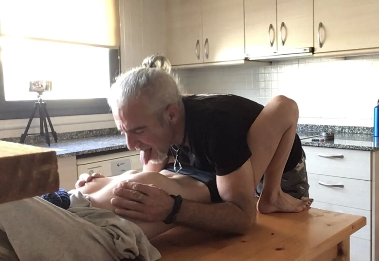 LOVE IN THE KITCHEN ( Full vid in my profile ) - 88 Pics