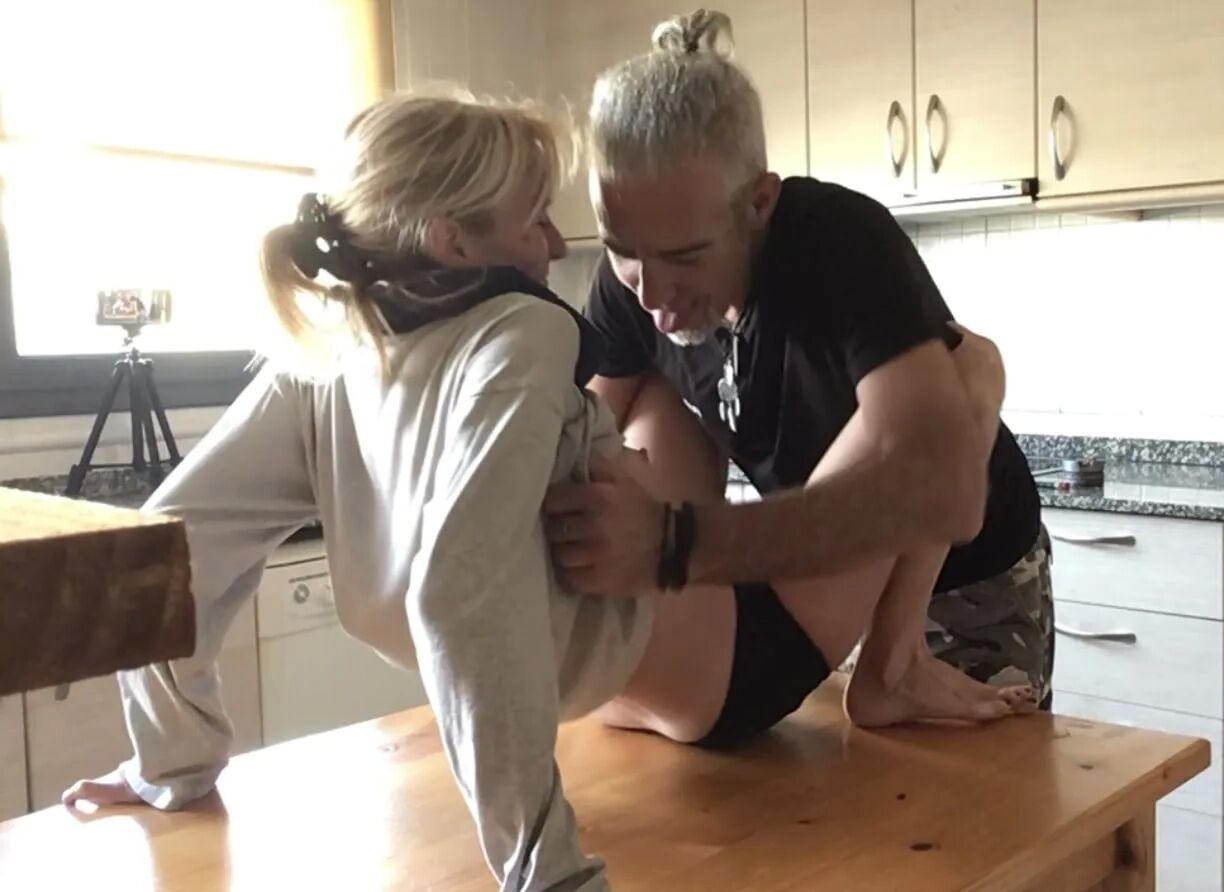 LOVE IN THE KITCHEN ( Full vid in my profile ) - 88 Pics